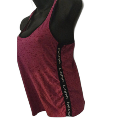 Pink Bebe Racer-back Tanktop - Medium - Picture 3 of 3